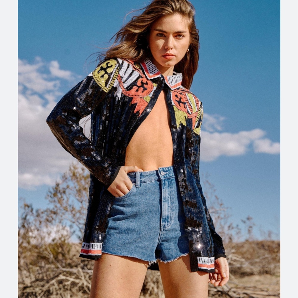 Nasty Gal Country Star Embellished Jacket